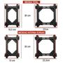 Imagem de Carrinho Suporte Cpu Computador No-Break com Rodinhas Preto - Force Line