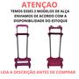 Imagem de Carrinho Suporte Para Mochila Escola Infantil 40 cm 2 Haste Rosa Top