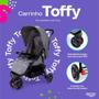 Imagem de Carrinho Toffy Cinza Mescla - Cosco Kids