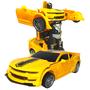 Imagem de Carrinho Transformer Automático: Robô Bate e Volta com Luzes - Diversão Garantida para Crianças!