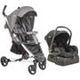 Imagem de Carrinho Travel System Helios + Bebê Conforto + Base Melange Grafite  Kiddo