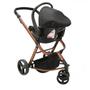 Imagem de Carrinho Travel System Tessy Moisés Preto 3 rodas + Cocoon