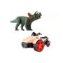 Imagem de Carrinho triciclo Bege Fricção Dinossauro Triceratops