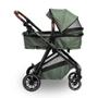 Imagem de Carrinho trio street pistache com bebe conforto e base isofix - abc design