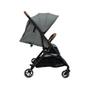 Imagem de Carrinho zurich cinza/black couro marrom - premium baby