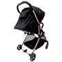 Imagem de Carrinho zurich preto/gold couro preto - premium baby