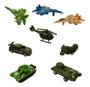 Imagem de Carrinhos Miniaturas Kit 8 Peças Militar Plástico Brinquedo