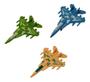Imagem de Carrinhos Miniaturas Kit 8 Peças Militar Plástico Brinquedo