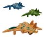 Imagem de Carrinhos Miniaturas Kit 8 Peças Militar Plástico Brinquedo