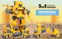 Imagem de Carrinhos Robo 5 em 1 Brinquedo Infantil Monta e Desmonta Construbots - Mega Compras 