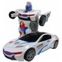 Carro Brinquedo Policia Transformers Robô Som E Luz - Carro Policial Imagem de Carro Brinquedo Policia Transformers Robô Som E Luz