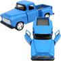 Imagem de Carro Caminhonete Miniatura Azul Metal Colecionável Fricção