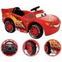 Imagem de Carro Carrinho Elétrico Infantil Relampago Mcqueen 6v Com Som