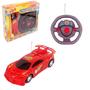 Imagem de Carro com controle remoto sem fio volante possantes 3 funcoes com luz a pilha wellkids