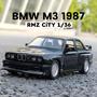 Imagem de Carro de Brinquedo Miniatura BMW M3 E30 1987 - Modelo Clássico de Rally RMZ City