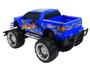 Imagem de Carro De Controle Remoto Eletrônico Acende Farol Furious Racer Team Menino Azul Vermelho Resistente Original Vip Toys