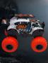 Imagem de Carro de Controle Remoto Off Road Função Total Branco Beast Monster Truck Carrinho Miniatura Brinquedo Infantil Menino