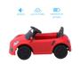 Imagem de Carro de Passeio Infantil c/Controle Carrinho Elétrico Motorizado Porsche Esportivo Vermelho Luz Led