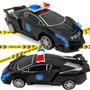 Imagem de Carro de Polícia Transformável Bate e Volta com Som e Luz