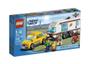 Imagem de Carro e caravana de brinquedo LEGO City Town 4435 com 2 minifiguras