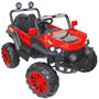 Imagem de Carro Elétrico 12V Infantil Utv Buggy Controle Som Bluetooth Usb Luzes Vermelho Brinqway BW-085VM