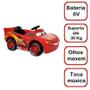 Imagem de Carro Elétrico 6V Relâmpago Mcqueen Infantil Cars Zippy Toys