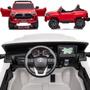 Imagem de Carro Eletrico Bandeirante Toyota Hilux Vermelha 12V Controle