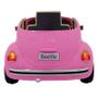 Imagem de Carro Elétrico Fusca Beetle 12V Rosa com Controle Remoto 914010 BEL