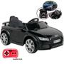 Imagem de Carro Elétrico Infantil 12V Audi TT RS Preto com Controle 921707 BEL  