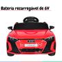 Imagem de Carro Elétrico Infantil Com Controle Criança Até 25Kg Bluetooth Luz Som USB Musica 6V Audi Etron GT
