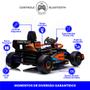 Imagem de Carro Elétrico Infantil com Controle Remoto 12v Fórmula 1 Mclaren Laranja Sons de Corrida e Carregador Bivolt Zippy Toys