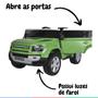 Imagem de Carro Elétrico Infantil Controle Criança Até 30Kg Bluetooth MP3 USB 5km/h Luzes Land Rover Defender