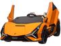 Imagem de Carro Elétrico Infantil Laranja Lamborghini 