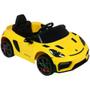 Imagem de Carro Elétrico Infantil Porsche Spyder 718 Rs 12v Amarelo Bel