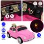 Imagem de Carro Elétrico Infantil Vw Beetle Rosa com Controle Remoto Zippy Toys