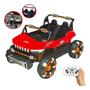 Imagem de Carro Elétrico Utv 12V Infantil Buggy Quadriciclo Controle Bluetooth Usb Brinqway Bw-277 Som Luzes