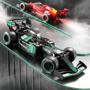 Imagem de Carro F1 Com Controle Remoto Recarregável Fumaça LED