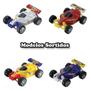 Imagem de Carro Formula 1 Fricção Infantil Kit Com 4 Carros Sortidos