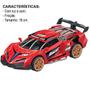 Imagem de Carro Fricção Vermelho Racer Game 18cm com Luz e Som DM Toys