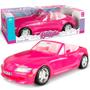 Imagem de Carro para Boneca Esportivo Rosa Carrinho Meninas Roadster