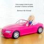 Imagem de Carro para Boneca Esportivo Rosa Carrinho Meninas Roadster