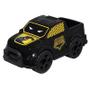 Imagem de Carro Pickup Defensores 33cm Brinquedo Infantil Caminhonete Preto Morcego