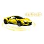 Imagem de Carro Racing Control Speed X - Volante e Pedal - Amarelo - Multikids