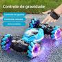 Imagem de Carro RC de Brinquedo para Crianças 4WD - Stunt, LED, Gesto e Deformação