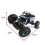 Imagem de Carro RC Rock Crawler NKOK Mean Machines 1:16 2,4 GHz - Venom Blue