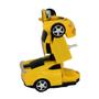Imagem de Carro Robô Transformers carrinho infantil Camaro amarelo