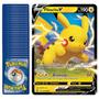 Imagem de Carta Pokémon Jumbo Grande Pikachu V Promo Original Copag