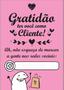Imagem de Cartão De Agradecimento Gratidão Ter Você Como Cliente Flork