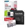 Imagem de Cartão de Memória 128GB Sandisk Ultra, Ideal para Câmeras.