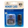 Imagem de Cartão de Memória 16GB Micro SD Classe 10 Para Celular Notebook Câmera Caixa de Som Com Adaptador Usb e SD